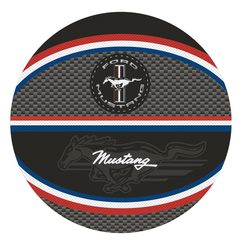 Ford Mustang Basketball — basketball design proof by Robbins Sports International