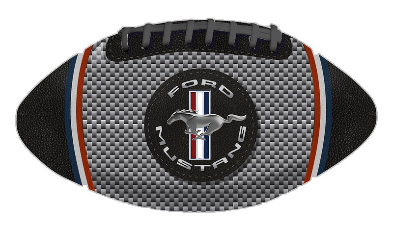 Ford Mustang Football — football design proof by Robbins Sports International