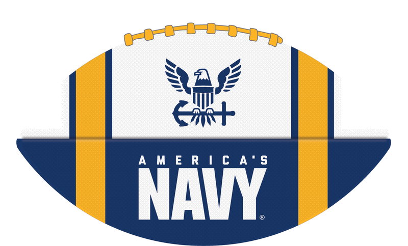 U.S. Navy America's Navy Football — football design proof by Robbins Sports International
